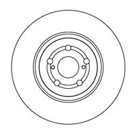 NF PARTS Тормозной диск NF1699135